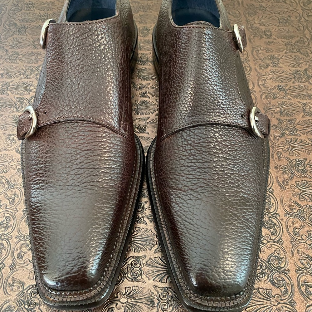 BRAND NEW CUSTOM Italian Double Monk Strap Shoes